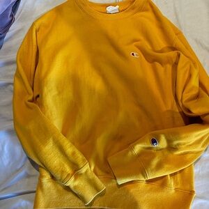 Champion Men's Yellow Sweater